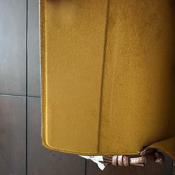 Authentic Celine Brown Leather Sunglass/Eyeglass case with Strap main image 6